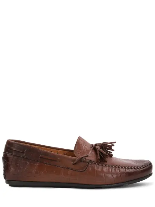 Мокасины кожаные SANTONI