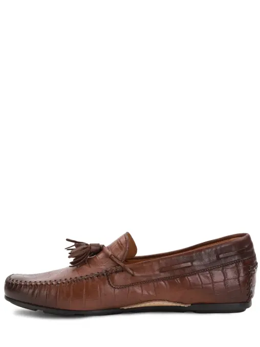 Мокасины кожаные SANTONI
