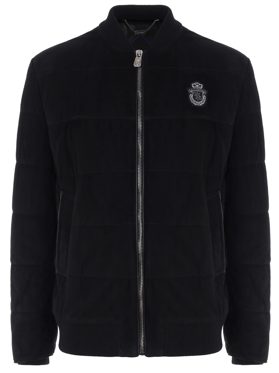 Бомбер замшевый