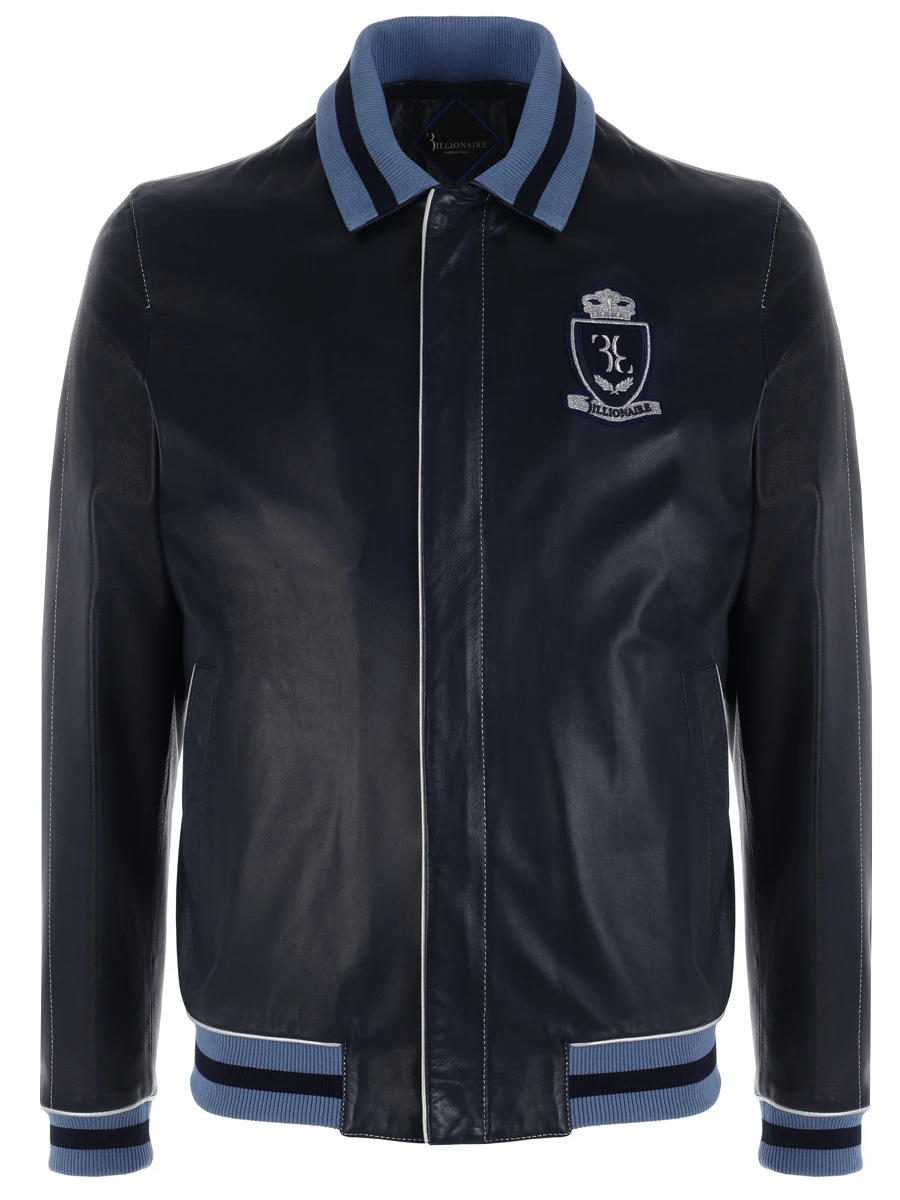 Бомбер кожаный