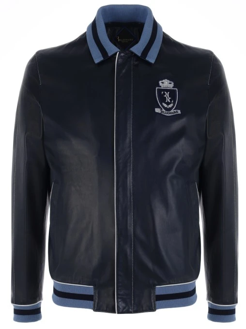 Бомбер кожаный BILLIONAIRE