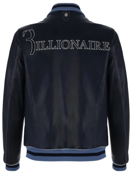 Бомбер кожаный BILLIONAIRE