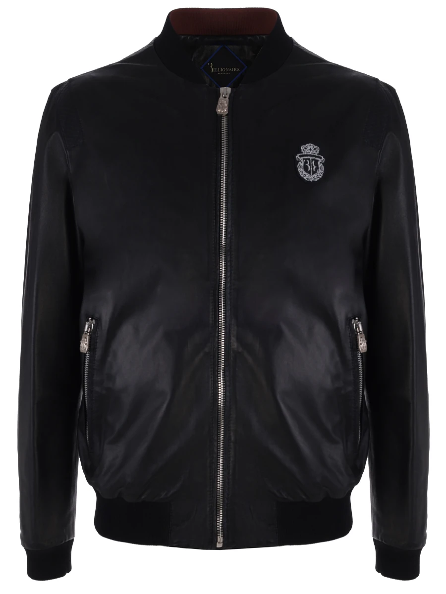 Бомбер кожаный