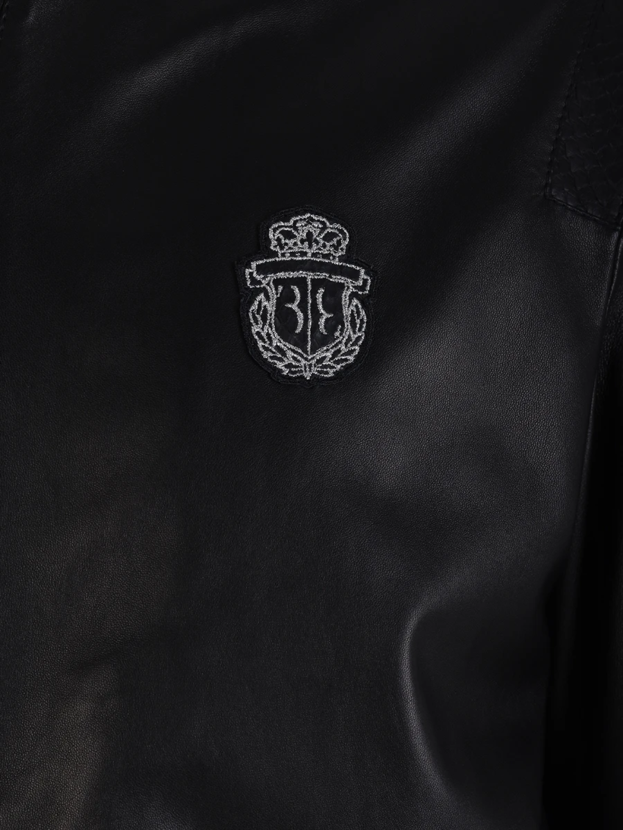 Бомбер кожаный