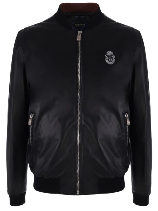 Бомбер кожаный BILLIONAIRE