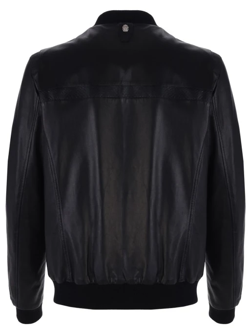 Бомбер кожаный BILLIONAIRE