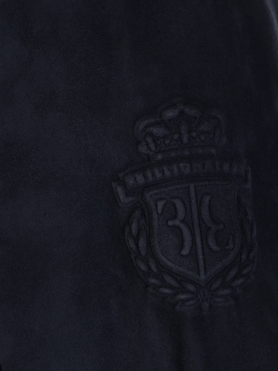 Бомбер замшевый с мехом