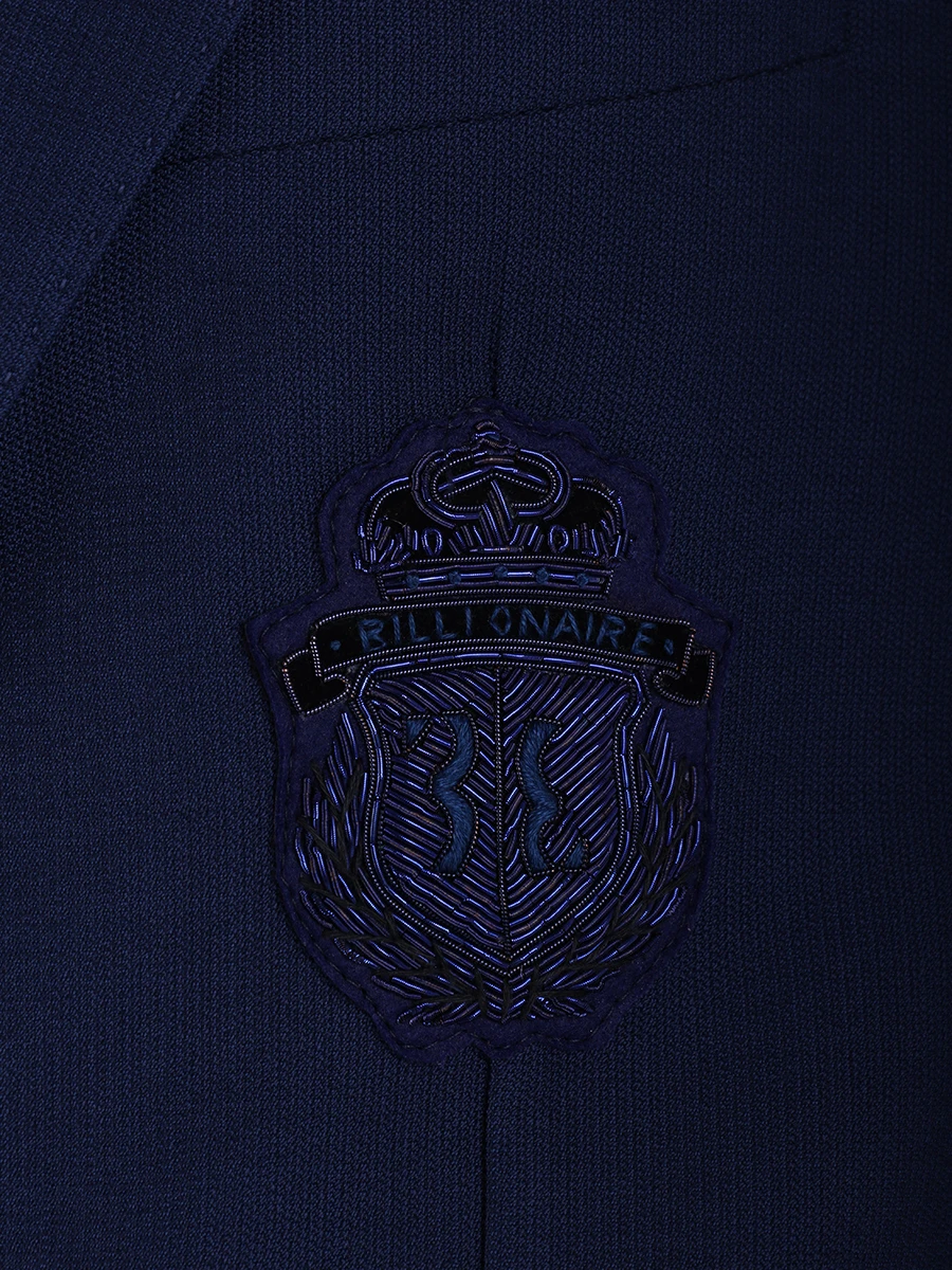 Пиджак Slim Fit из шерсти и хлопка