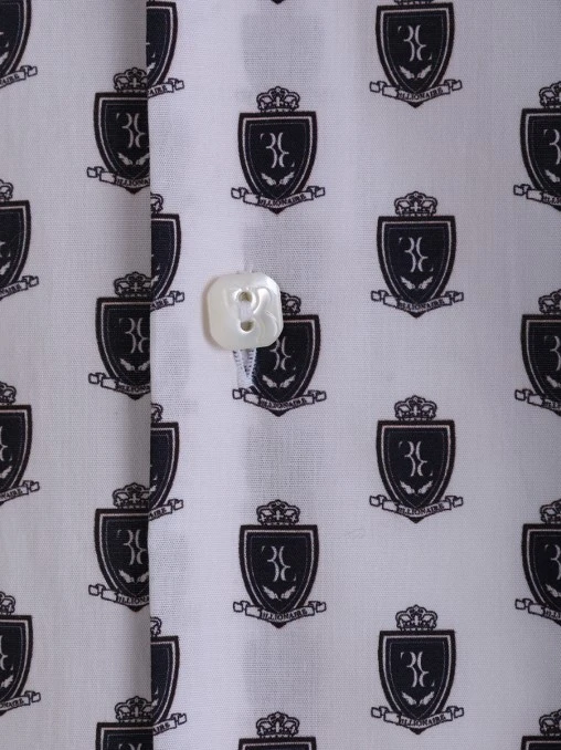 Рубашка Slim Fit хлопковая BILLIONAIRE