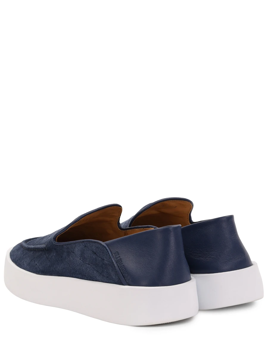 Слипоны замшевые