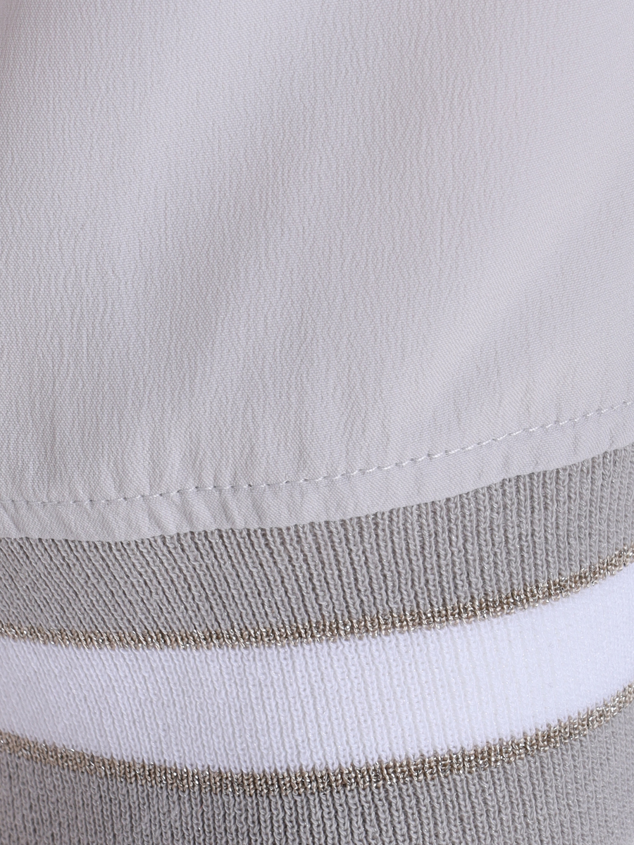 Блуза однотонная