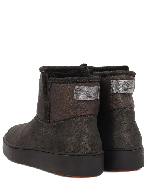 Угги замшевые на меху SANTONI