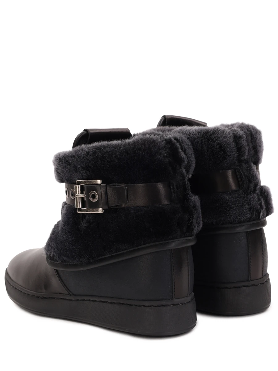 Ботинки кожаные на меху