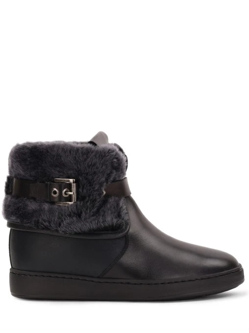 Ботинки кожаные на меху SANTONI