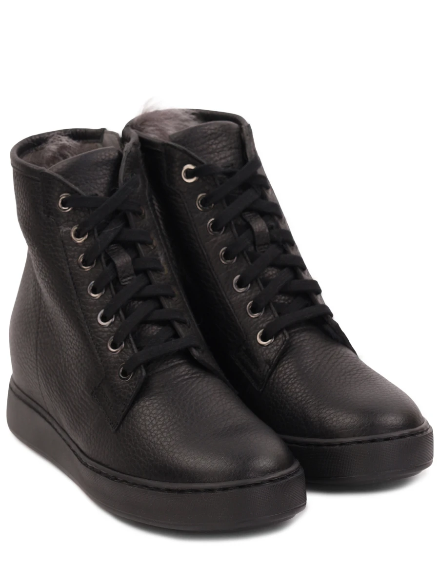 Ботинки кожаные на меху