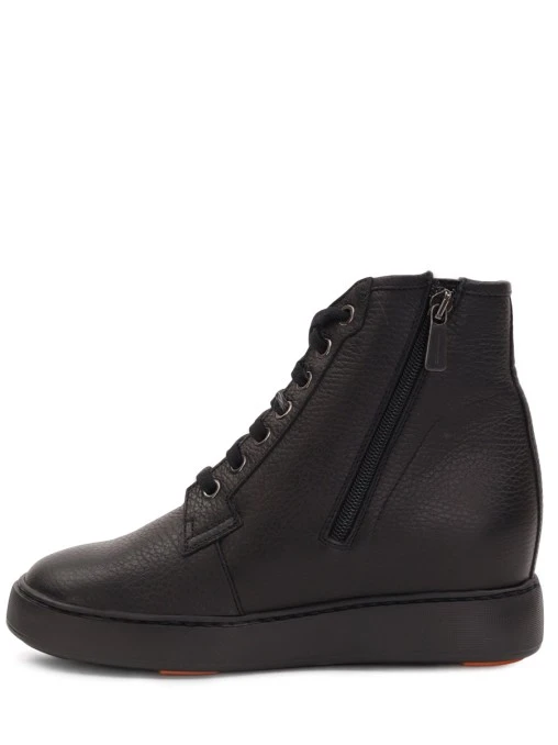 Ботинки кожаные на меху SANTONI