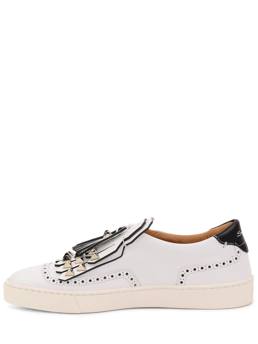 Слипоны кожаные