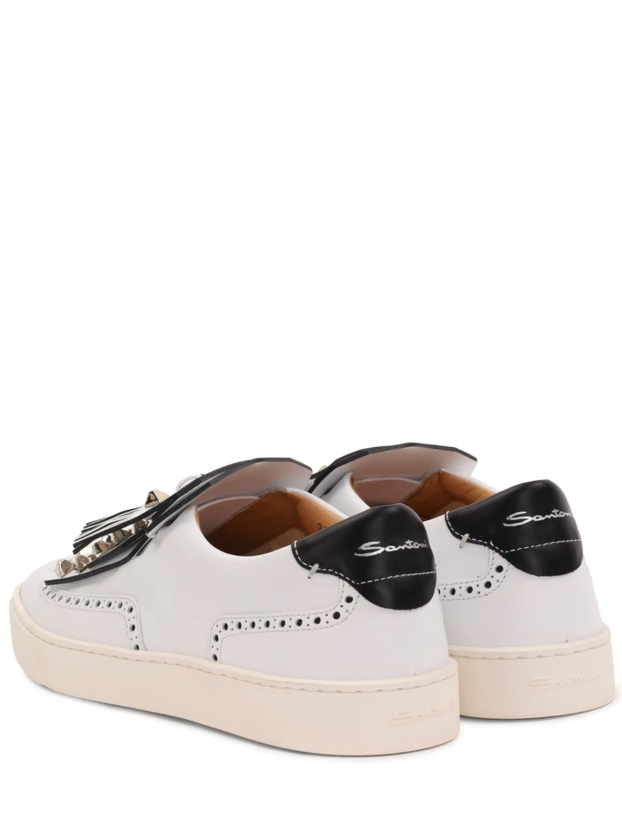 Слипоны кожаные