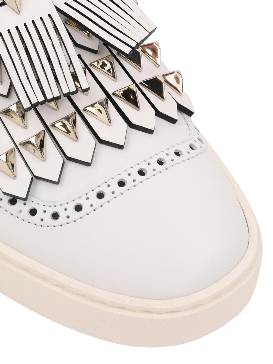 Слипоны кожаные