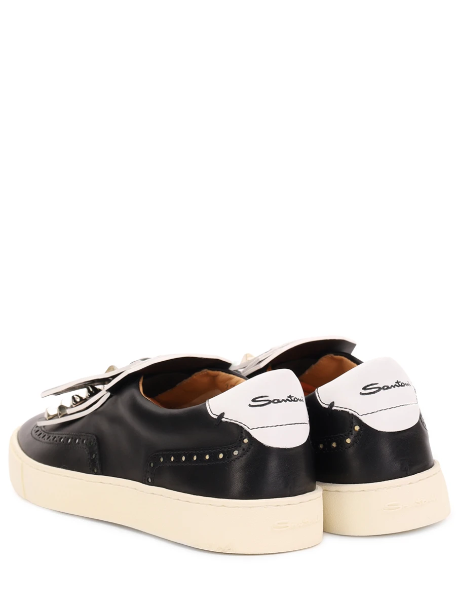 Слипоны кожаные