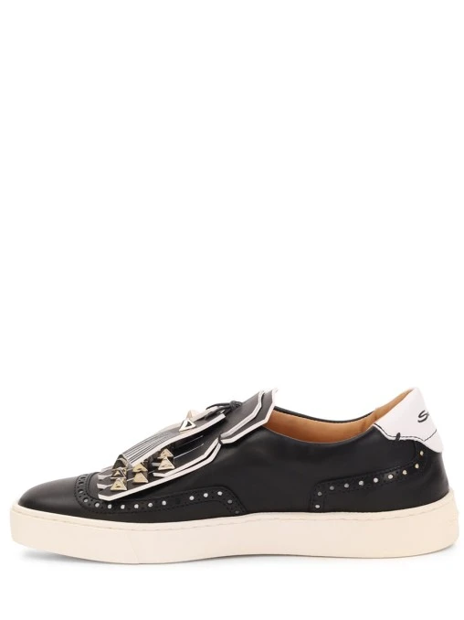 Слипоны кожаные SANTONI
