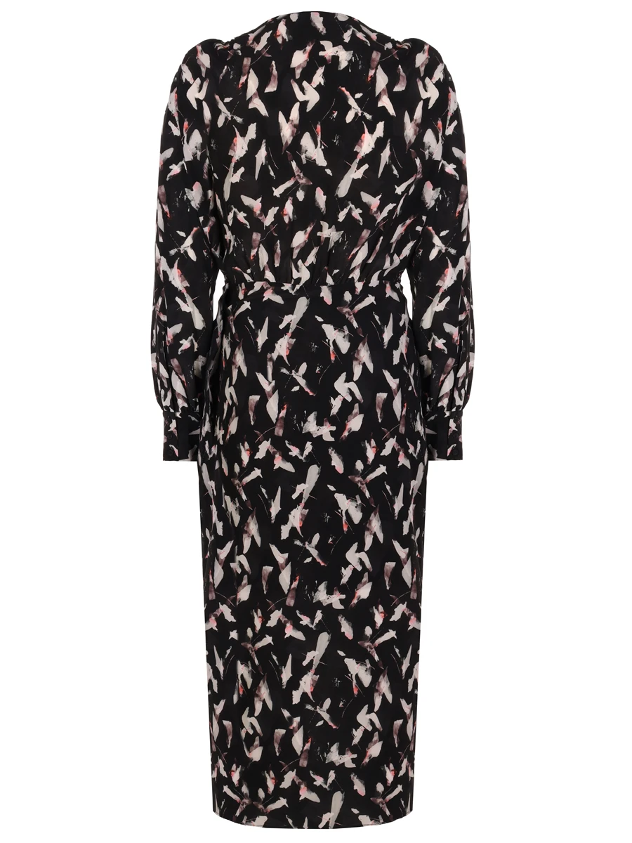 Платье из вискозы и шелка