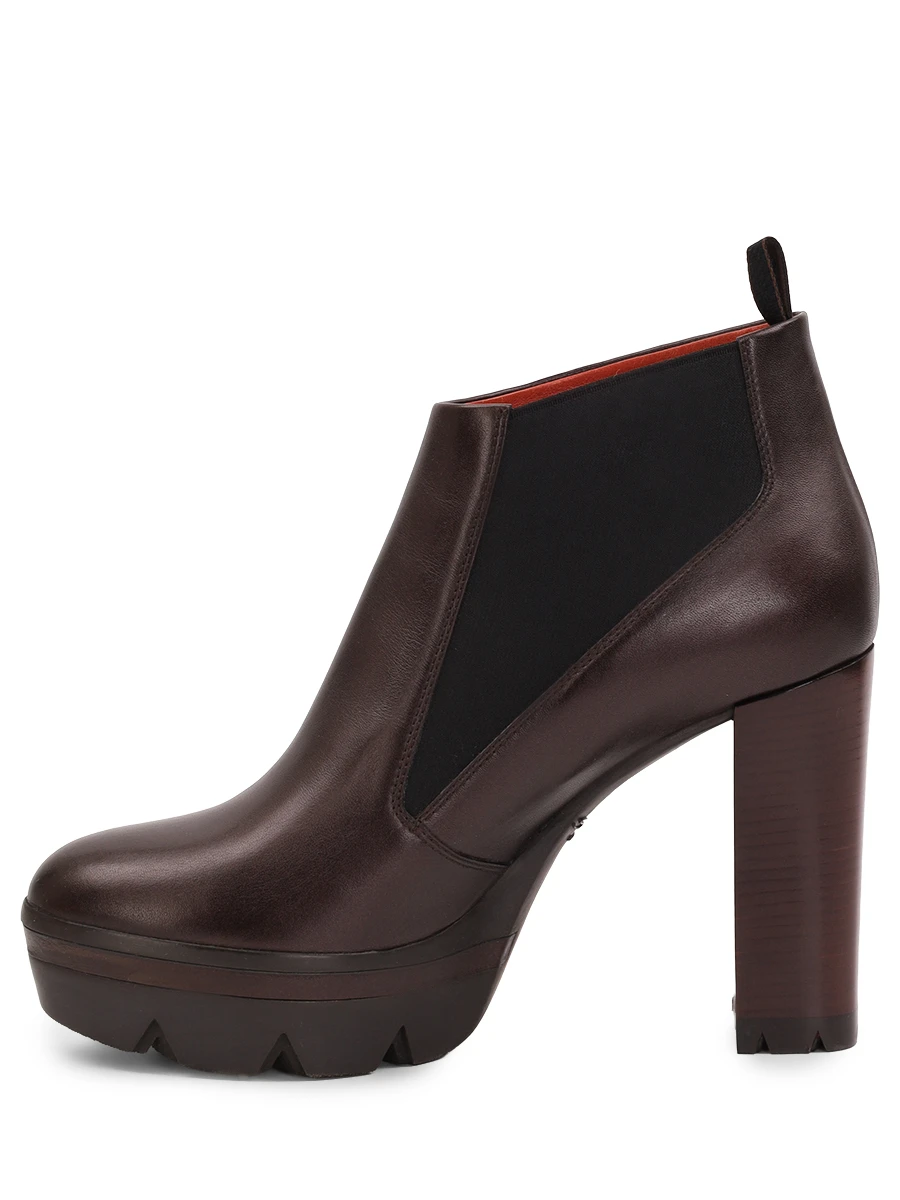 Ботильоны кожаные