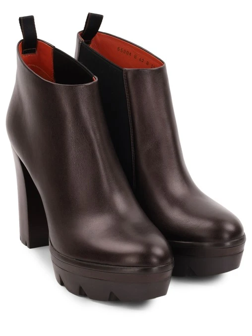 Ботильоны кожаные SANTONI