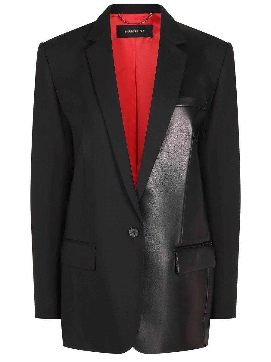 Пиджак комбинированный