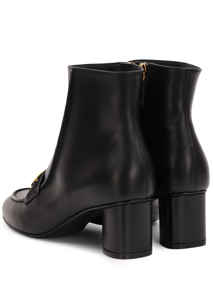 Ботильоны кожаные