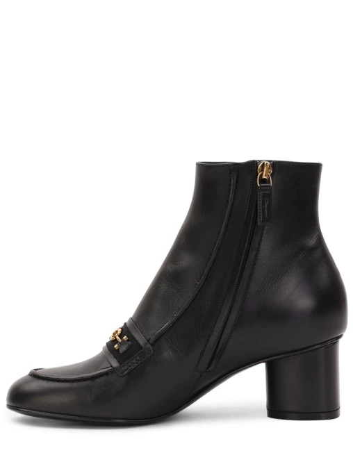 Ботильоны кожаные S.FERRAGAMO