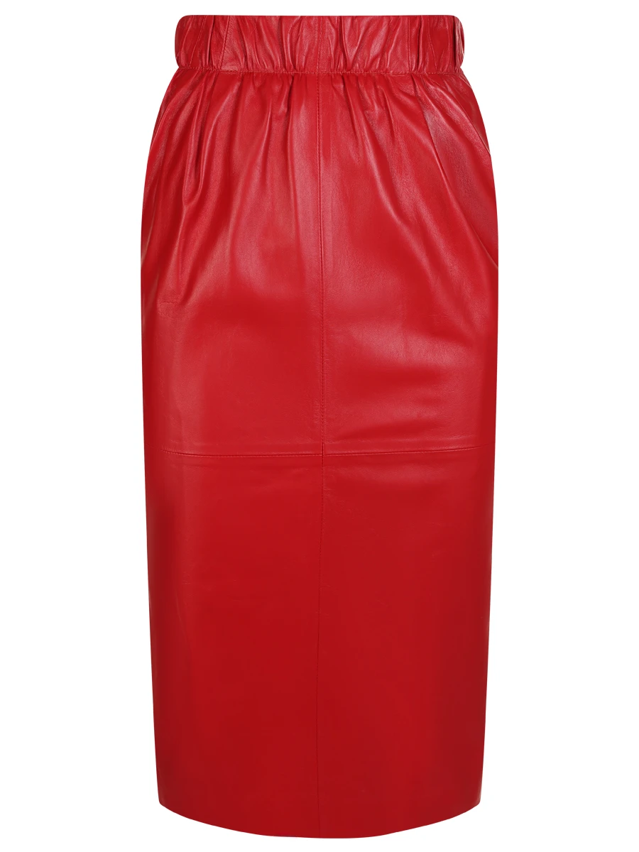 Юбка кожаная