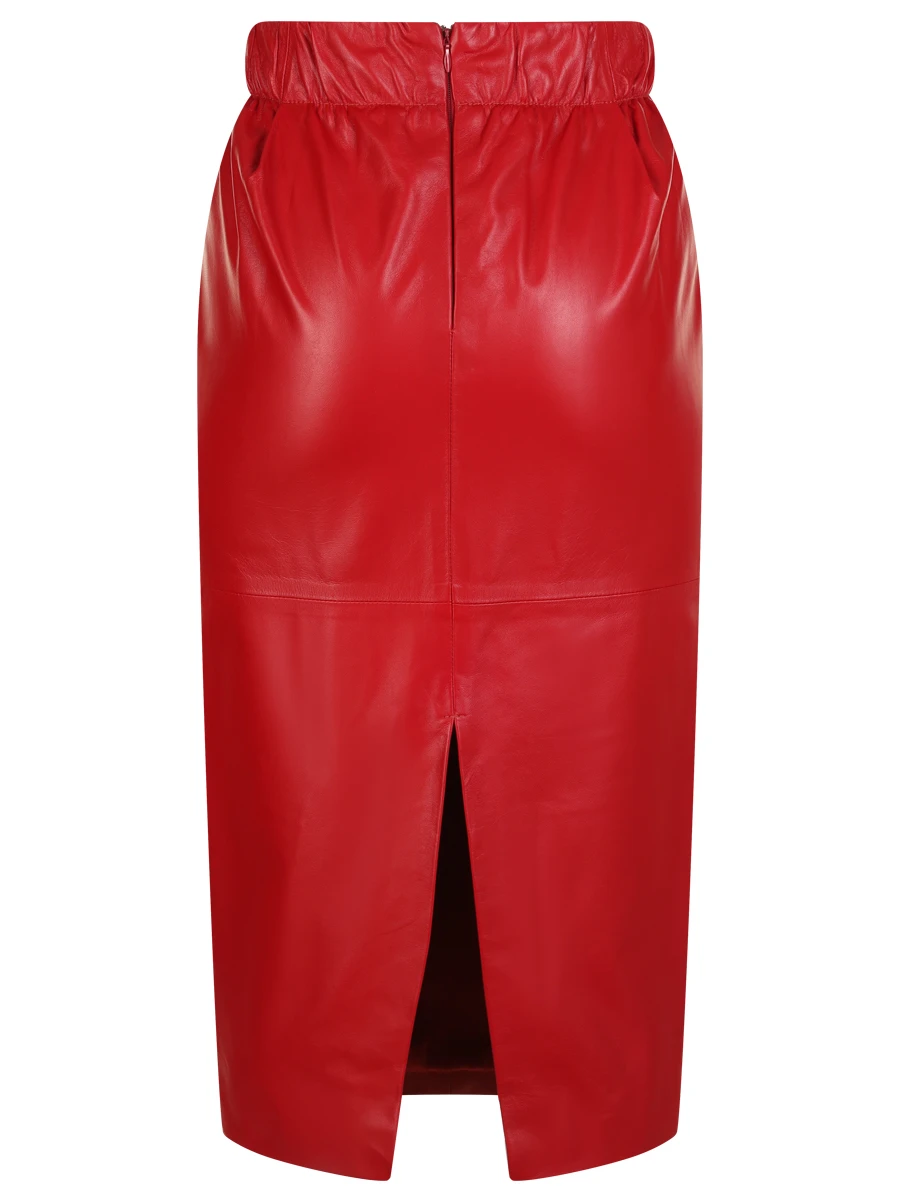 Юбка кожаная