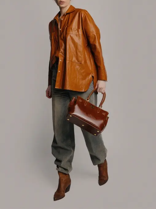 Сумка Infinity кожаная PARS