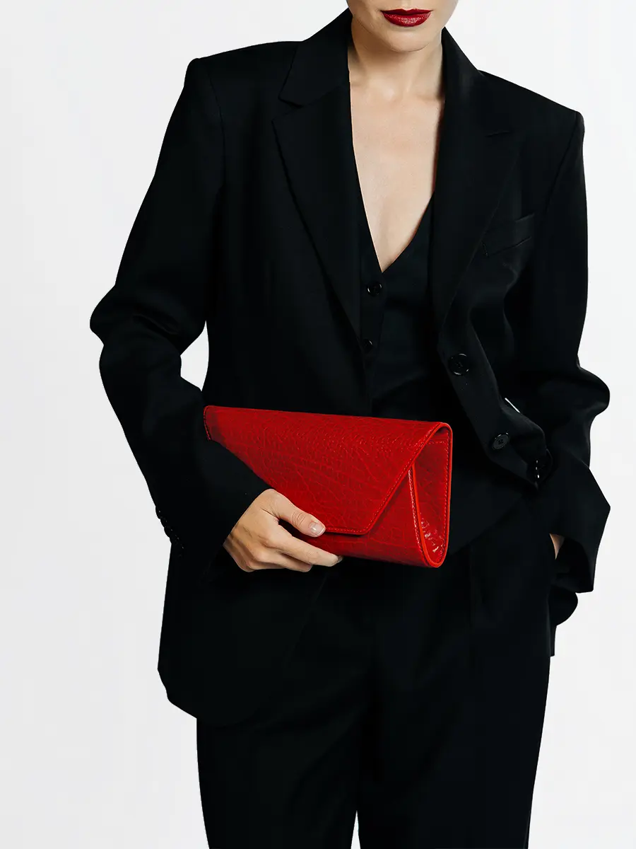 Клатч Konvert L кожаный