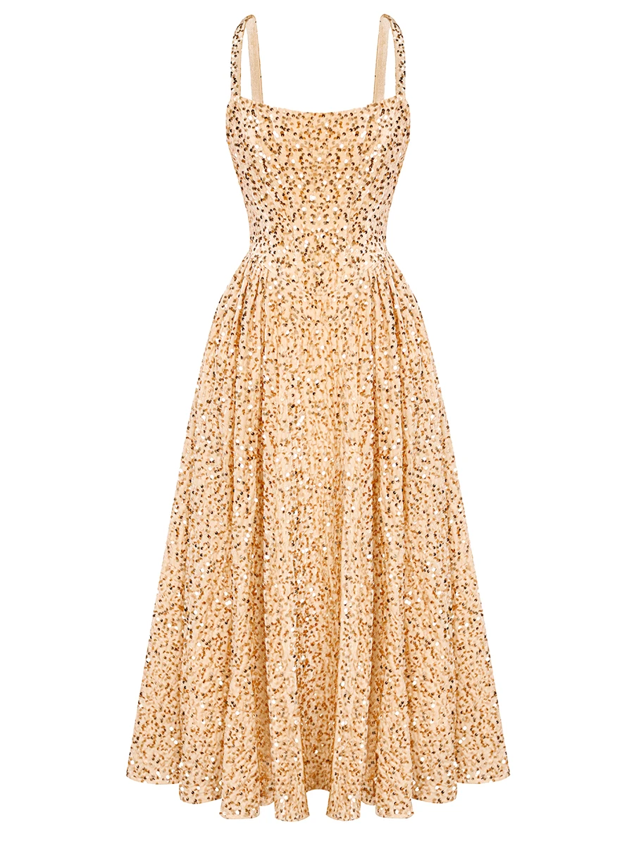 Платье с пайетками