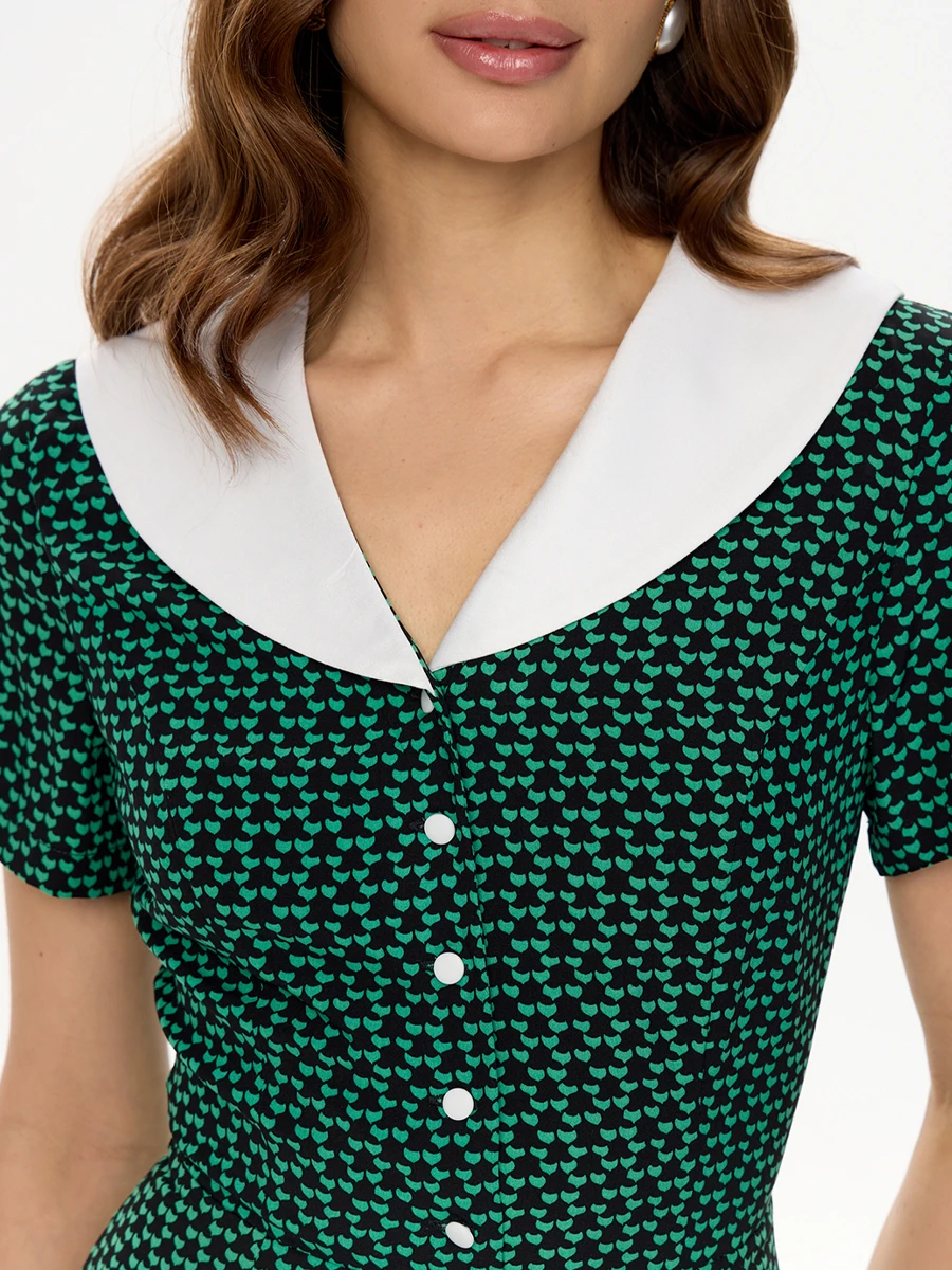 Платье из вискозы