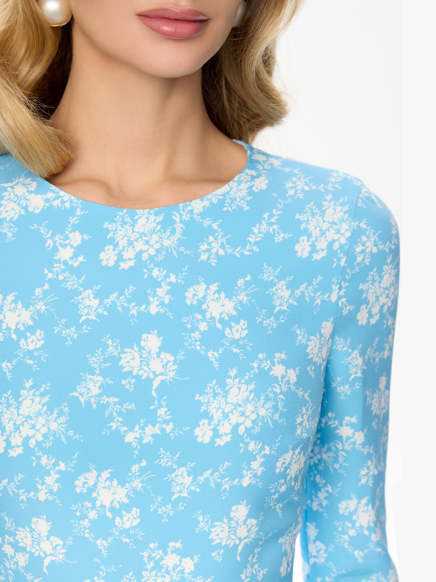 Платье с принтом