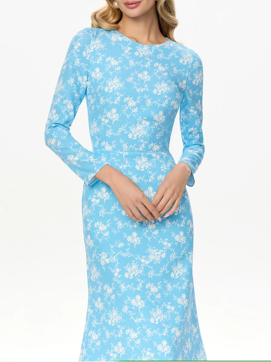 Платье с принтом