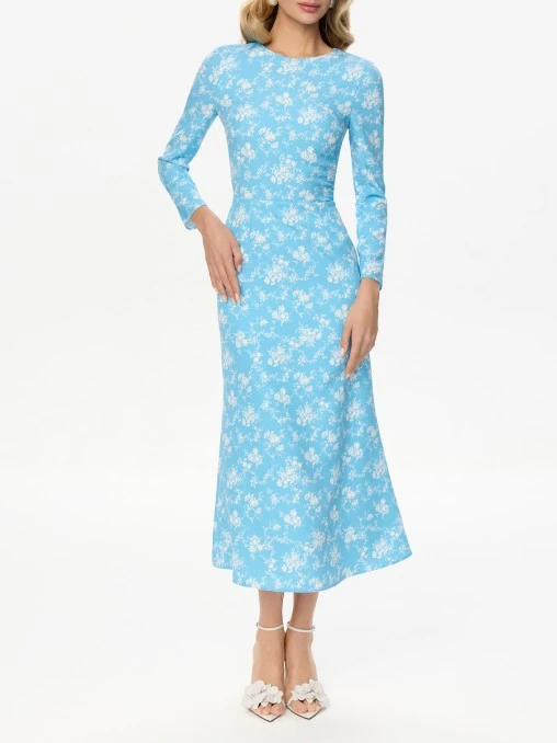 Платье с принтом POST MERIDIEM