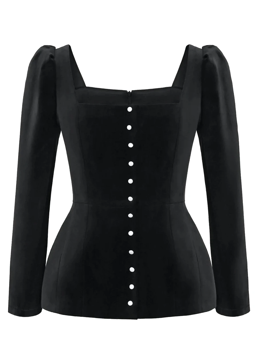 Топ бархатный