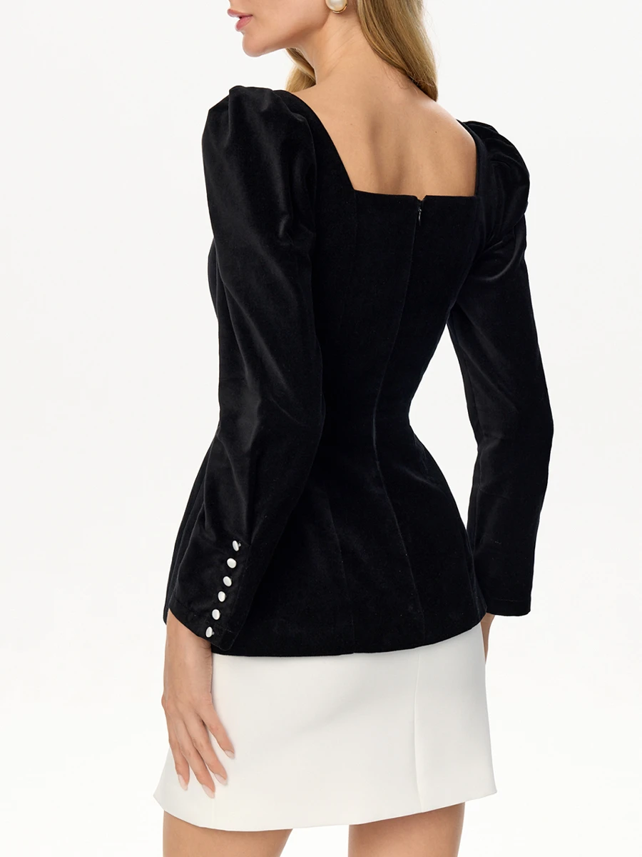 Топ бархатный