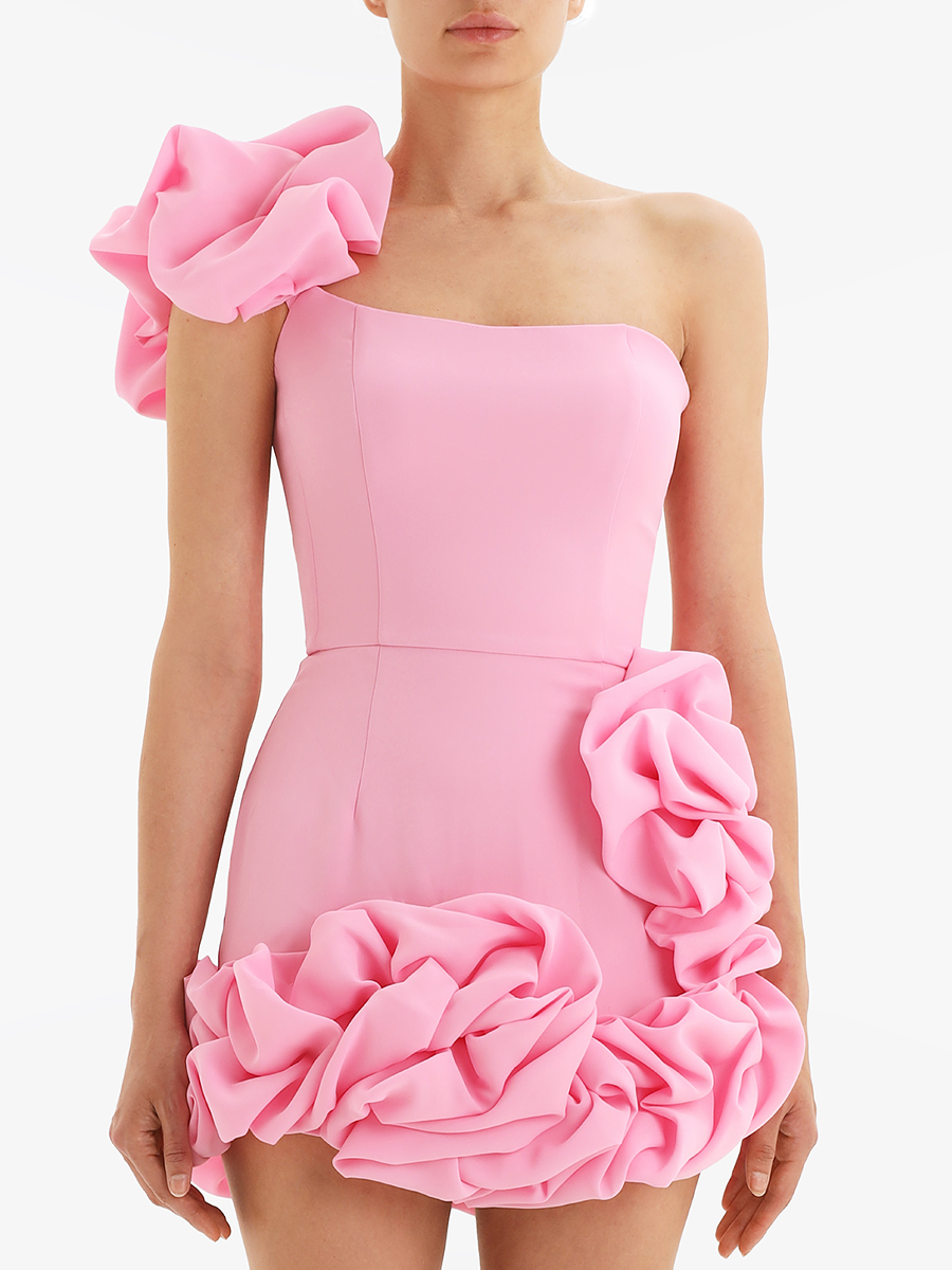 Платье однотонное