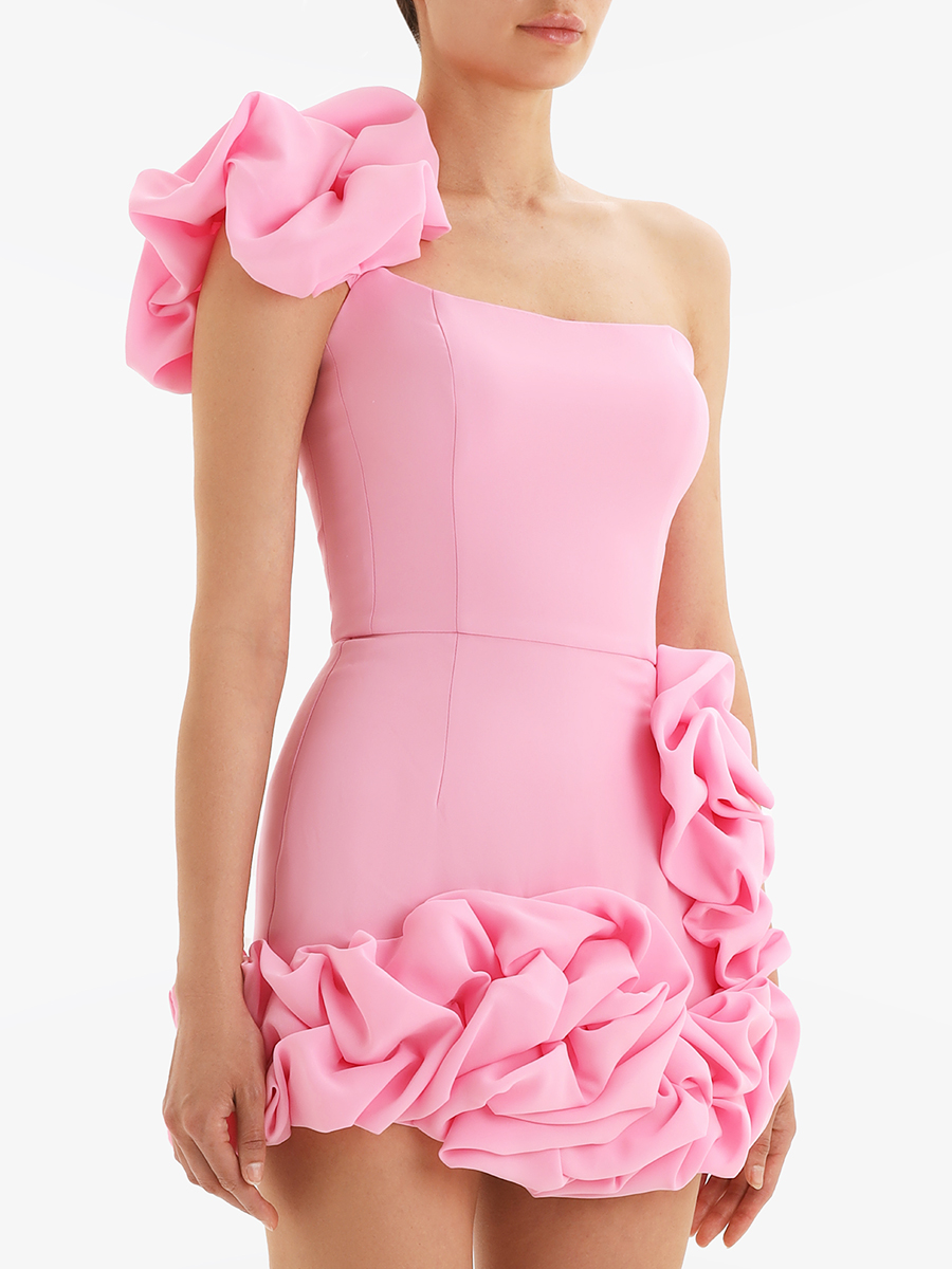 Платье однотонное