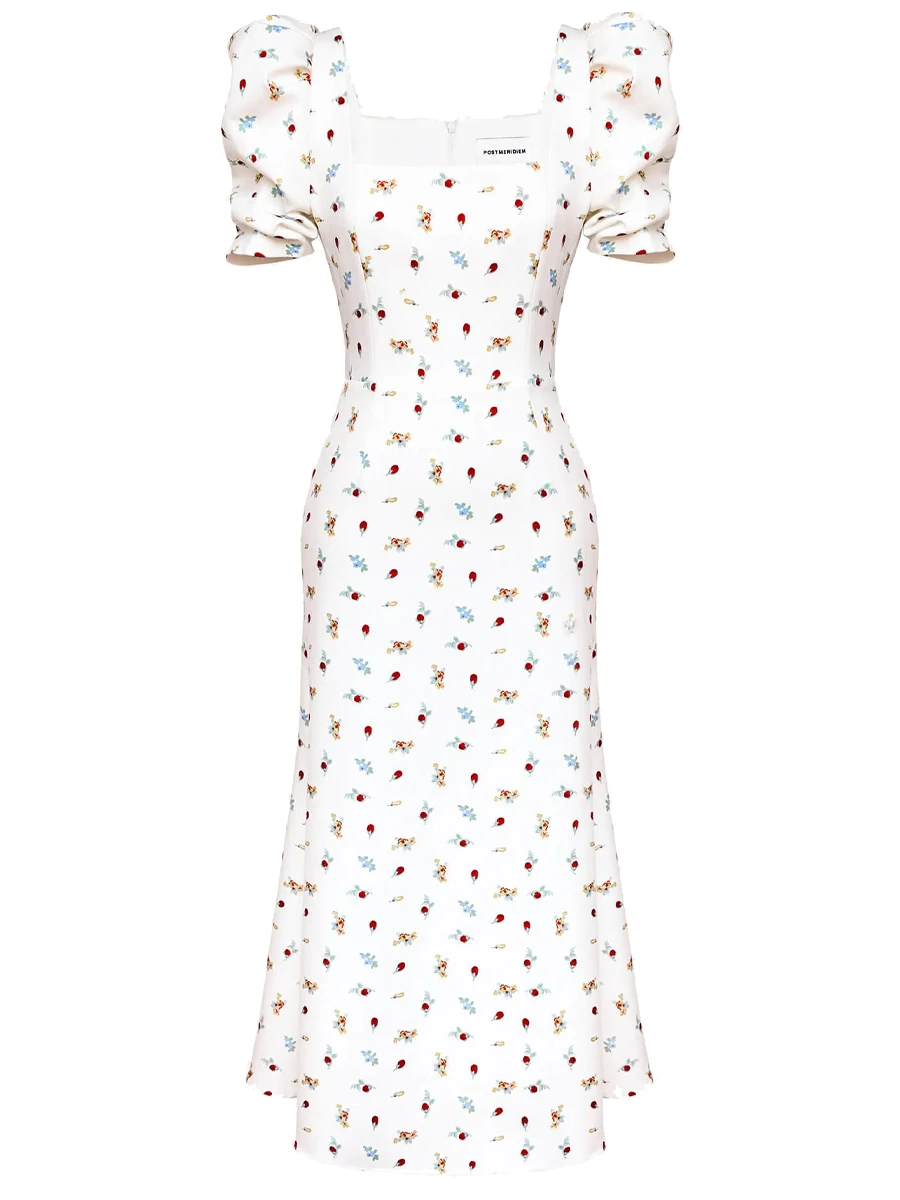 Платье с принтом