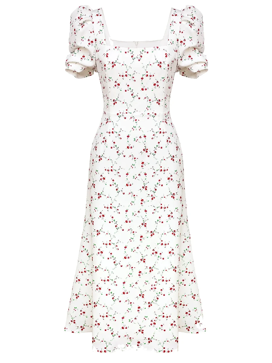 Платье с принтом