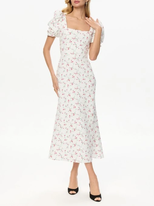 Платье с принтом POST MERIDIEM