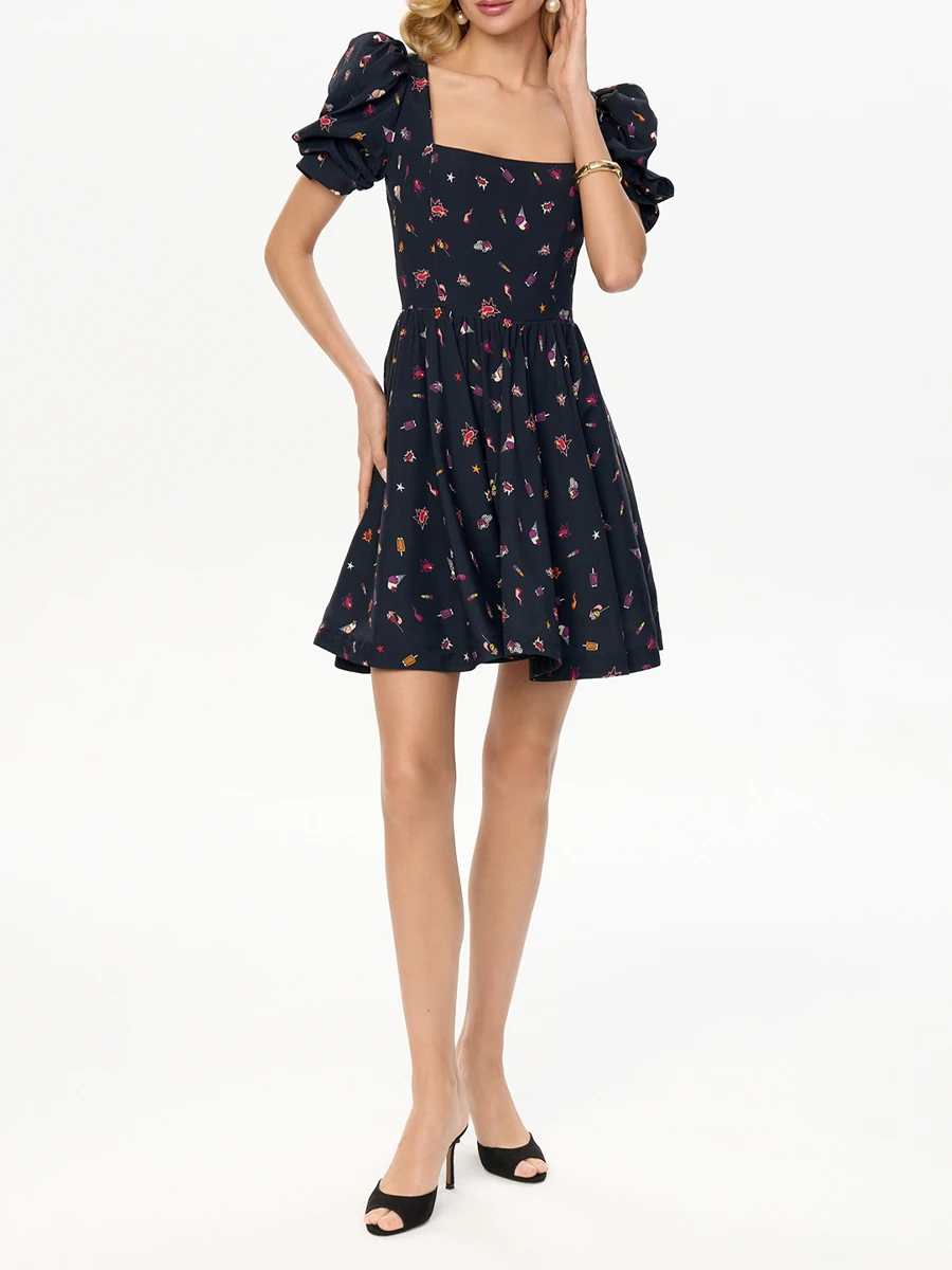 Платье из вискозы