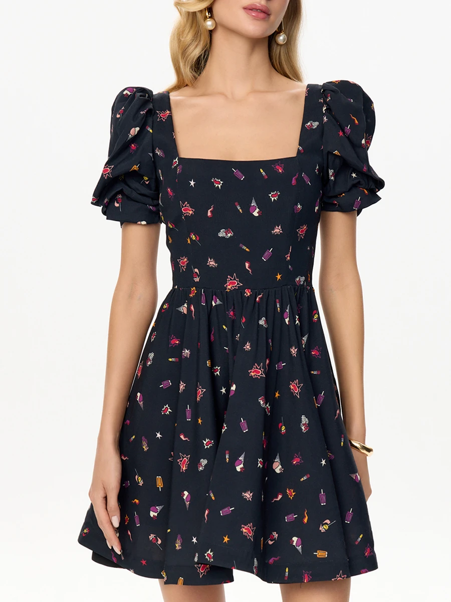 Платье из вискозы