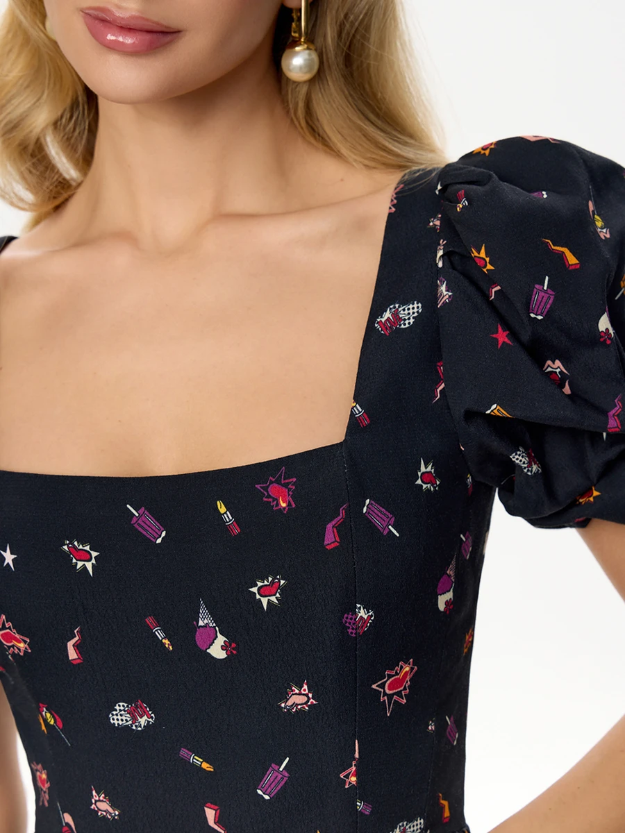 Платье из вискозы